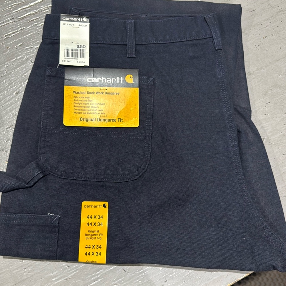 Carhartt Men's Work Pants - Midnight Navy Size 44x34

New. Never worn.